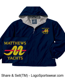Charles River Youth Full Zip Portsmouth Jacket Design Zoom